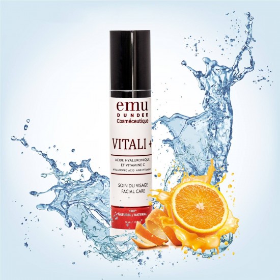 Vitali + | Day Cream | Hyaluronic Acid & Vitamin C | 50ml